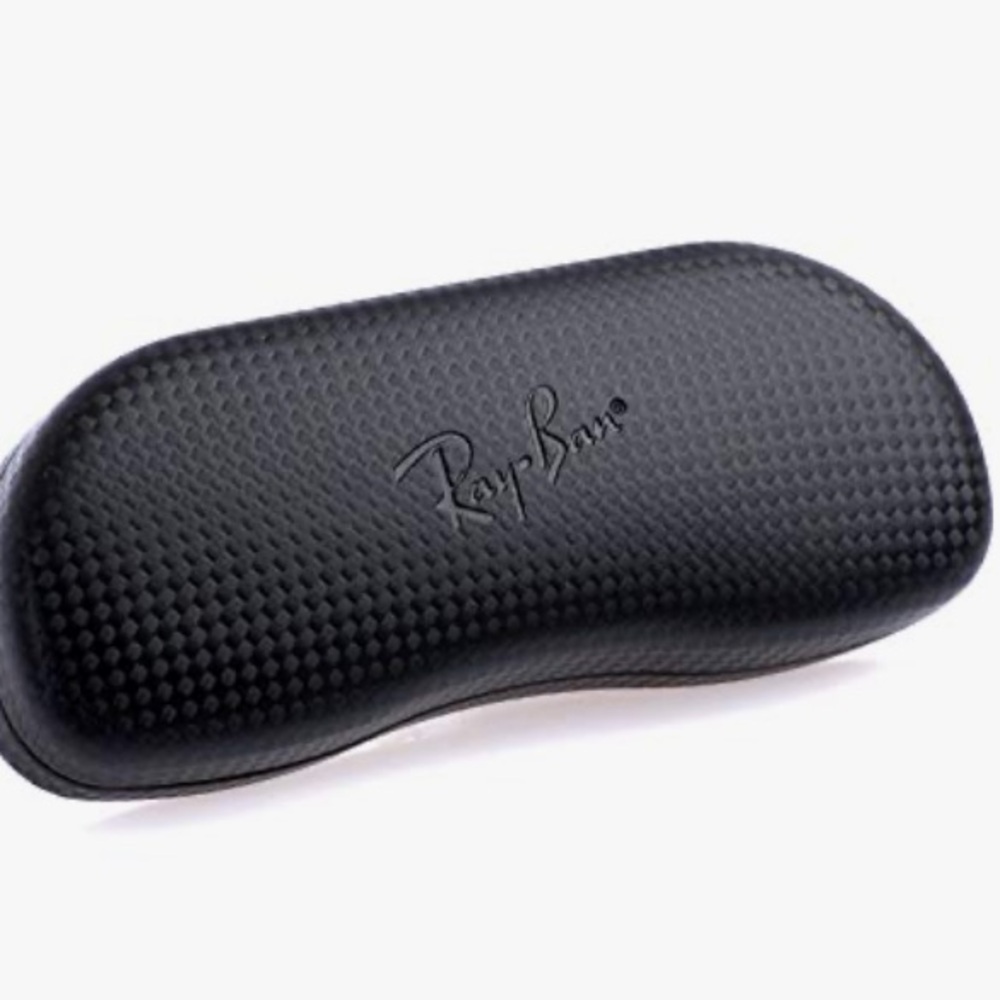 NEW Ray-Ban Original Hard Glasses Sunglasses Case Carbon Textured Pattern